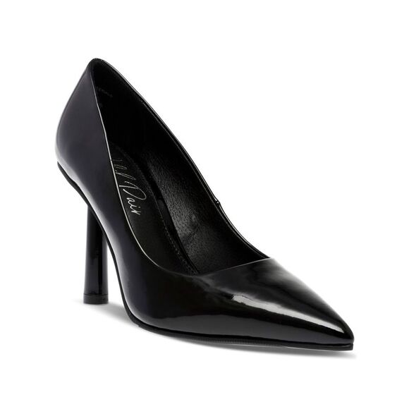 WILD PAIR Womens Black Comfort Taraa Pointed Toe Stiletto Slip On Pumps 8.5 M - Picture 1 of 1